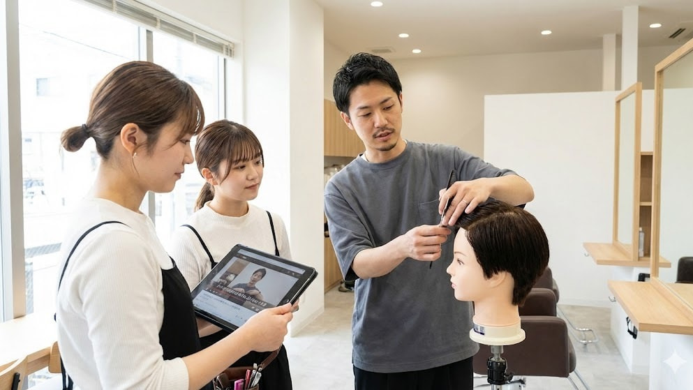 カット講習風景